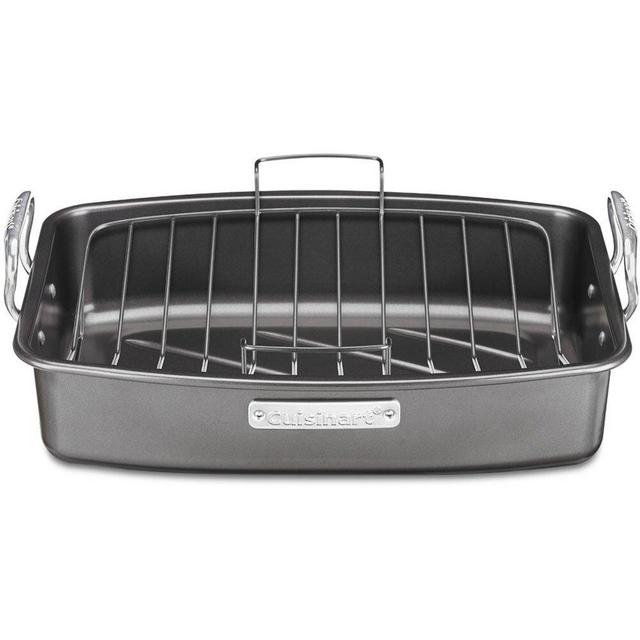 Cuisinart 17 in. Non-Stick Steel Roasting Pan