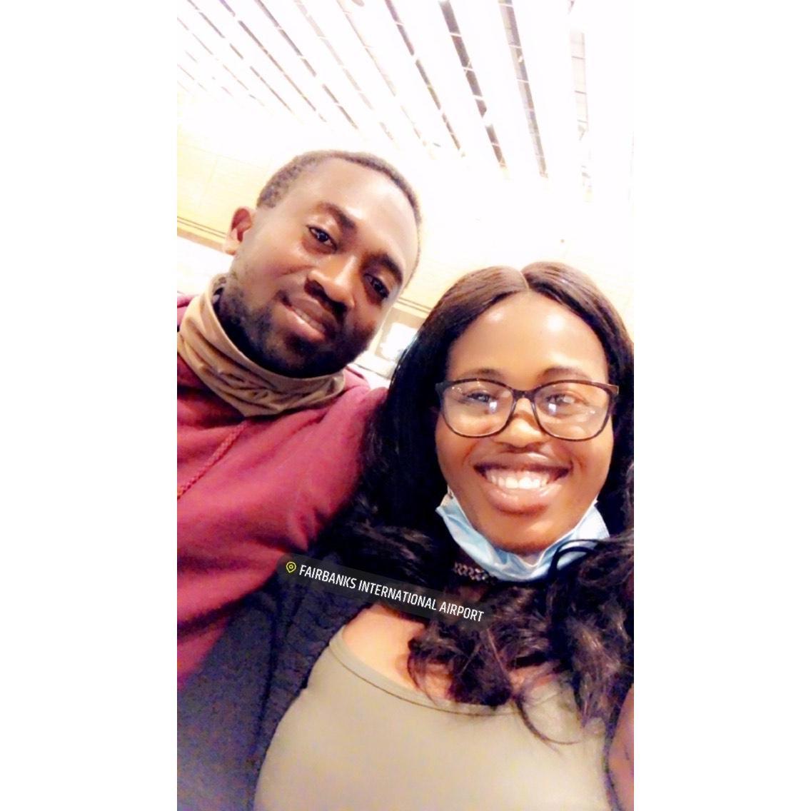 1st time going to visit Frank at Alaska