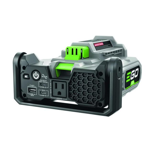 EGO Power+ PAD5000 Nexus Escape 400W Inverter, Battery and Charger Not Included, 7.7 x 4.72 x 8.2 inches, Black, Green