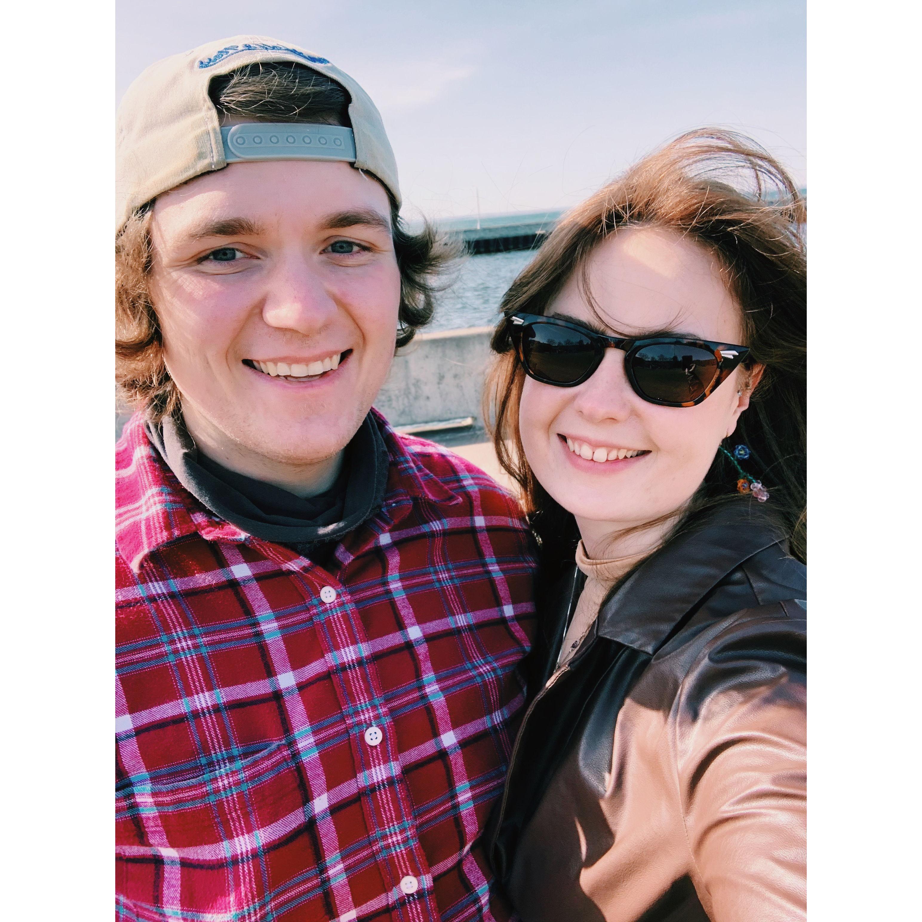 5 year anniversary trip to Duluth, 2021