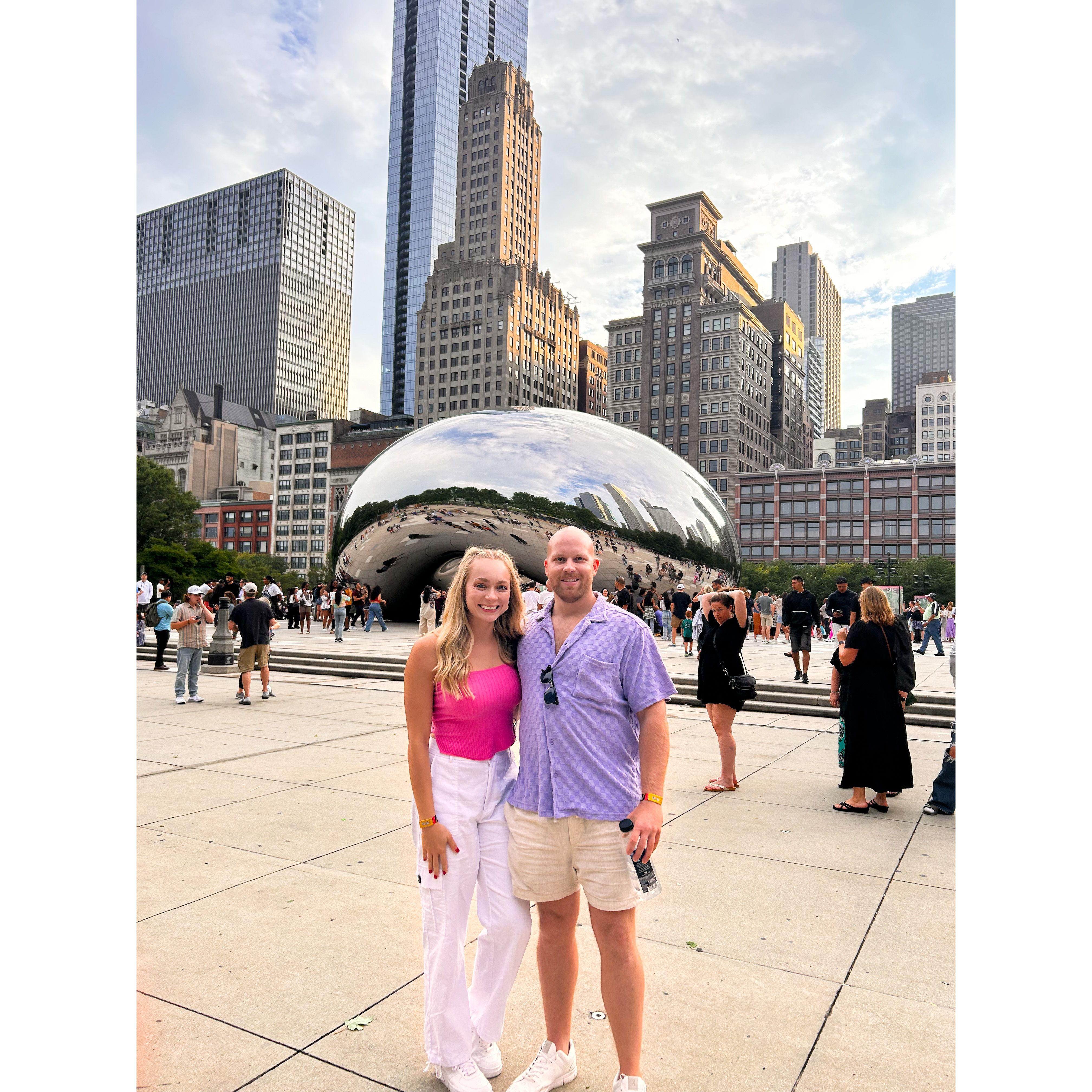 Anna and Adam at Lollapalooza in Chicago, Fall 2023.