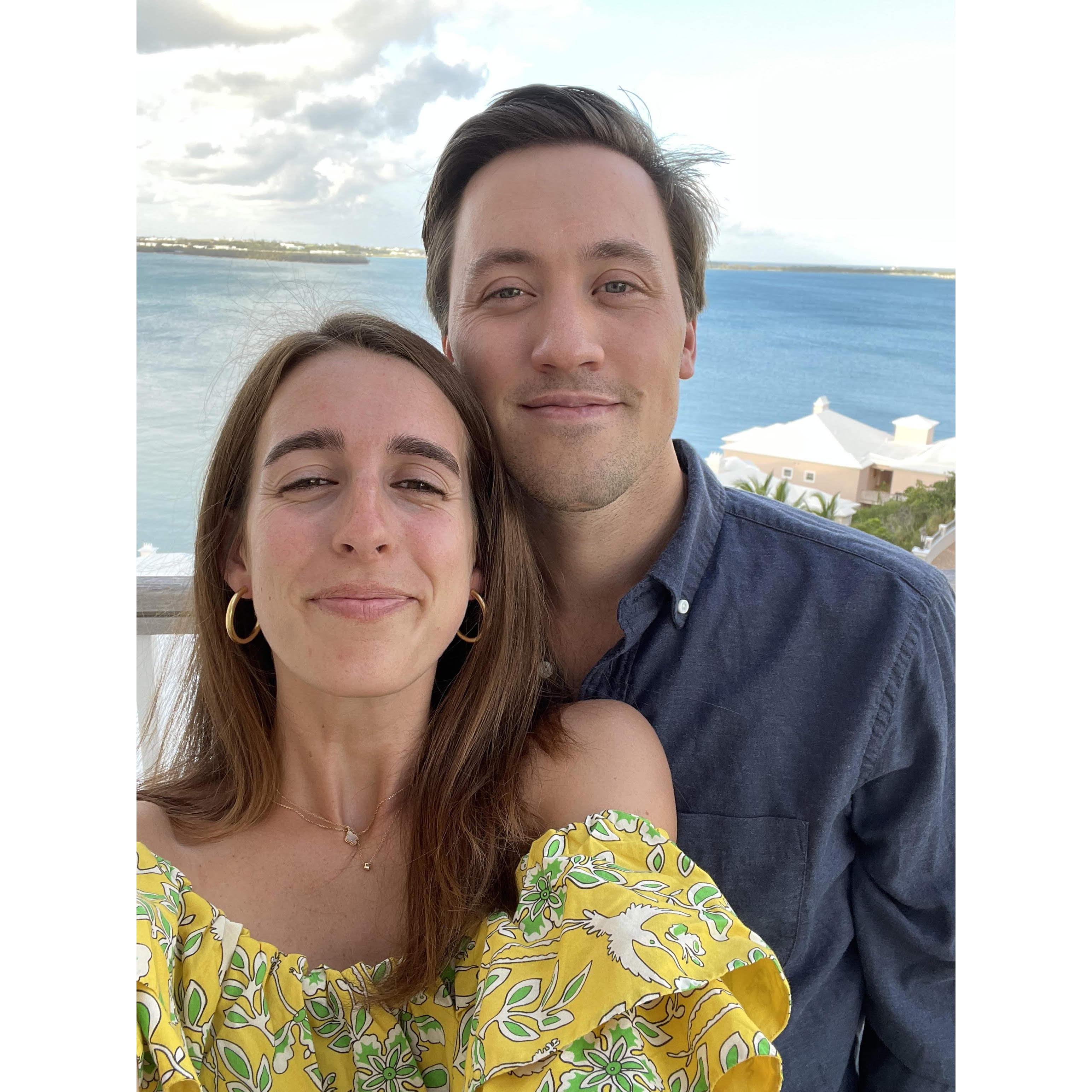 Our first trip to Bermuda! Little did we know we would eventually get hitched here!
