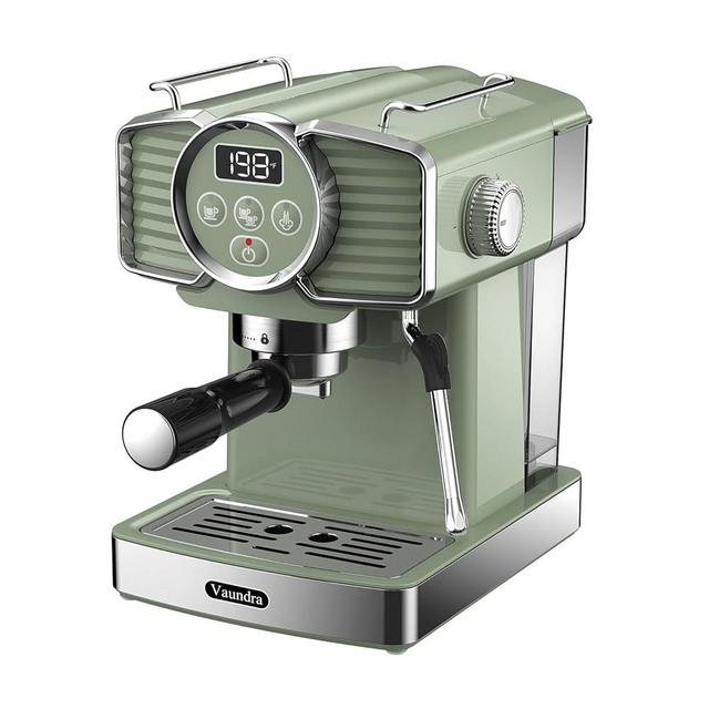 Vaundra 20 Bar Espresso Coffee Machine with Milk Frother Steam Wand, 1350W Professional Coffee Maker, Cappuccino latte Maker, Coffee Machine Easy to Use for Home Barista, EM3203