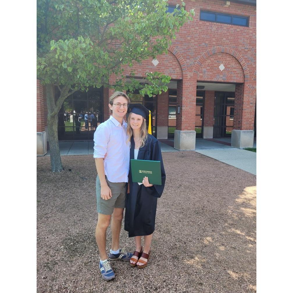 Madelynn's graduation (and the last day before we got married)!