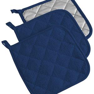 Pot Holders in Nautical Blue