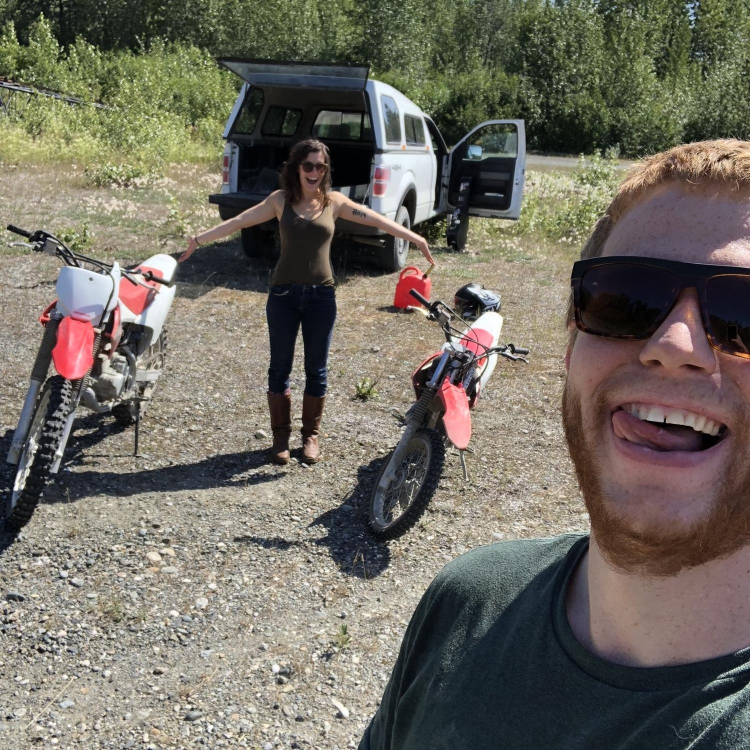 Dirt biking in Haines