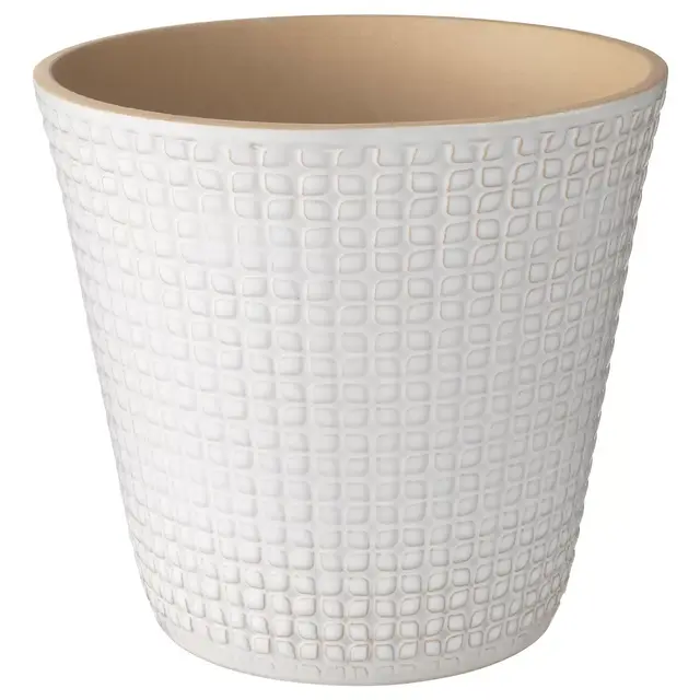 CHIAFRÖNPlant pot, white7 ½ "