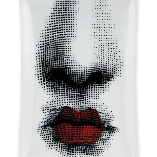FornasettiRectangular Ashtray Bacio Puckered Red Lips