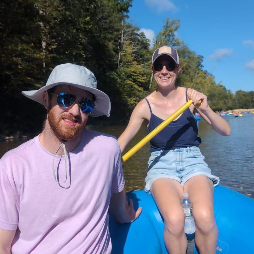 We went on a float trip with Tim's family!