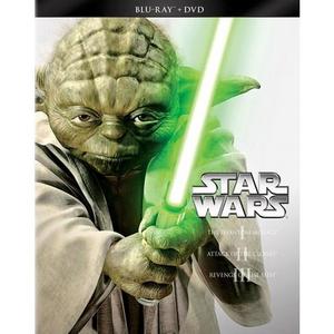 Blu-ray Star Wars Trilogy: Episodes I-III [6 Discs] [Blu-ray/DVD]