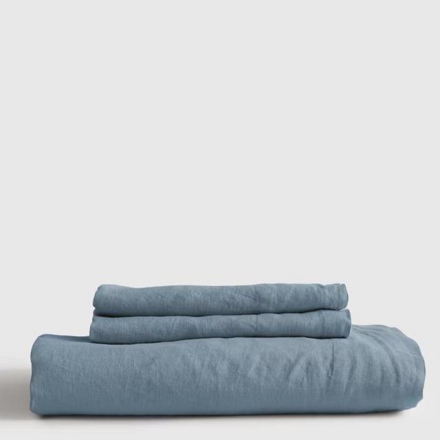 European Linen Fitted Sheet Set