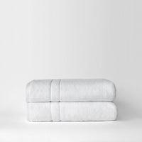 The Premium Plush Bath Towels - White