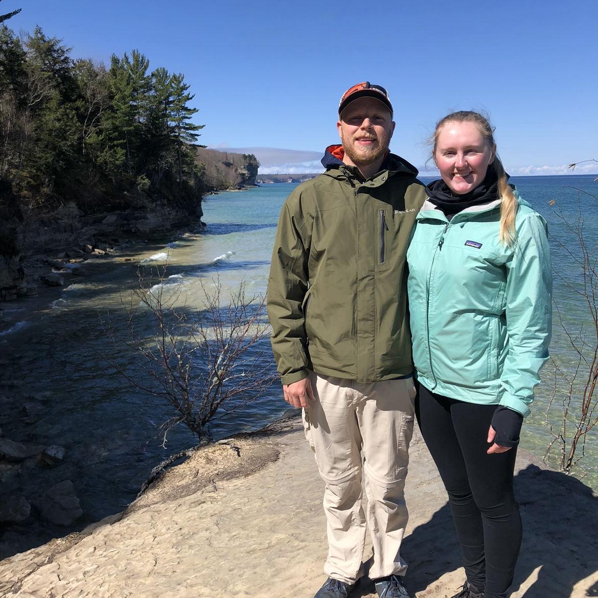 Backpacking Pictured Rocks National Lakeshore, May 2021