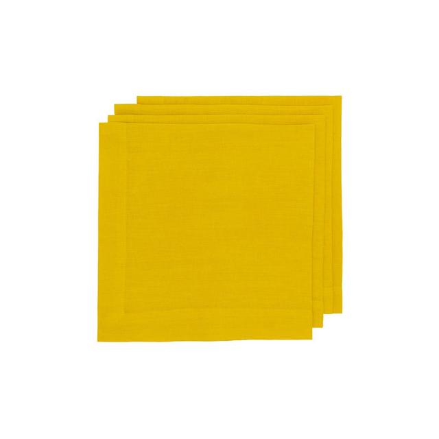Hudson Grace Citron Linen Napkin
