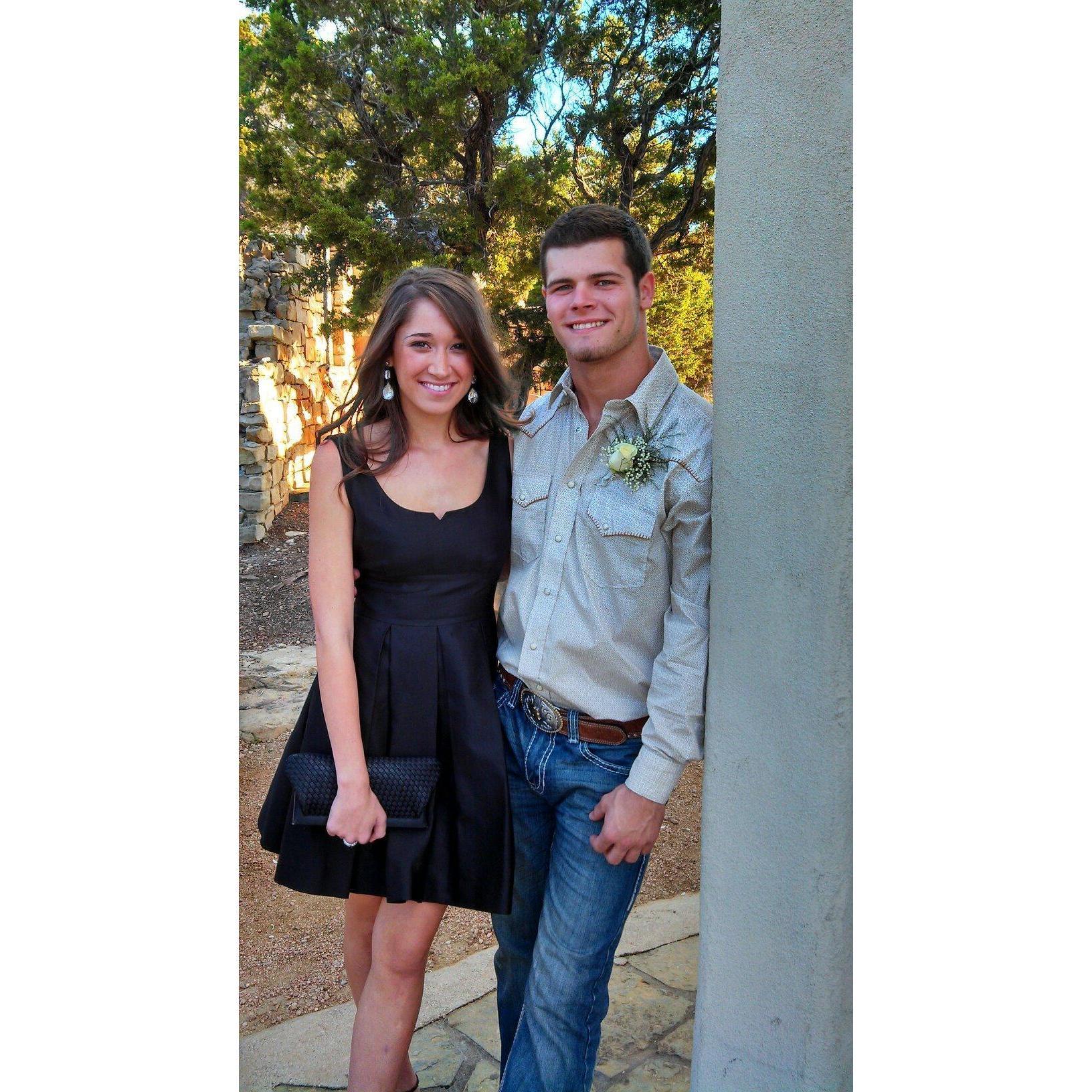 Andy and I were dating for ONE WEEK when he took me to his brother's wedding