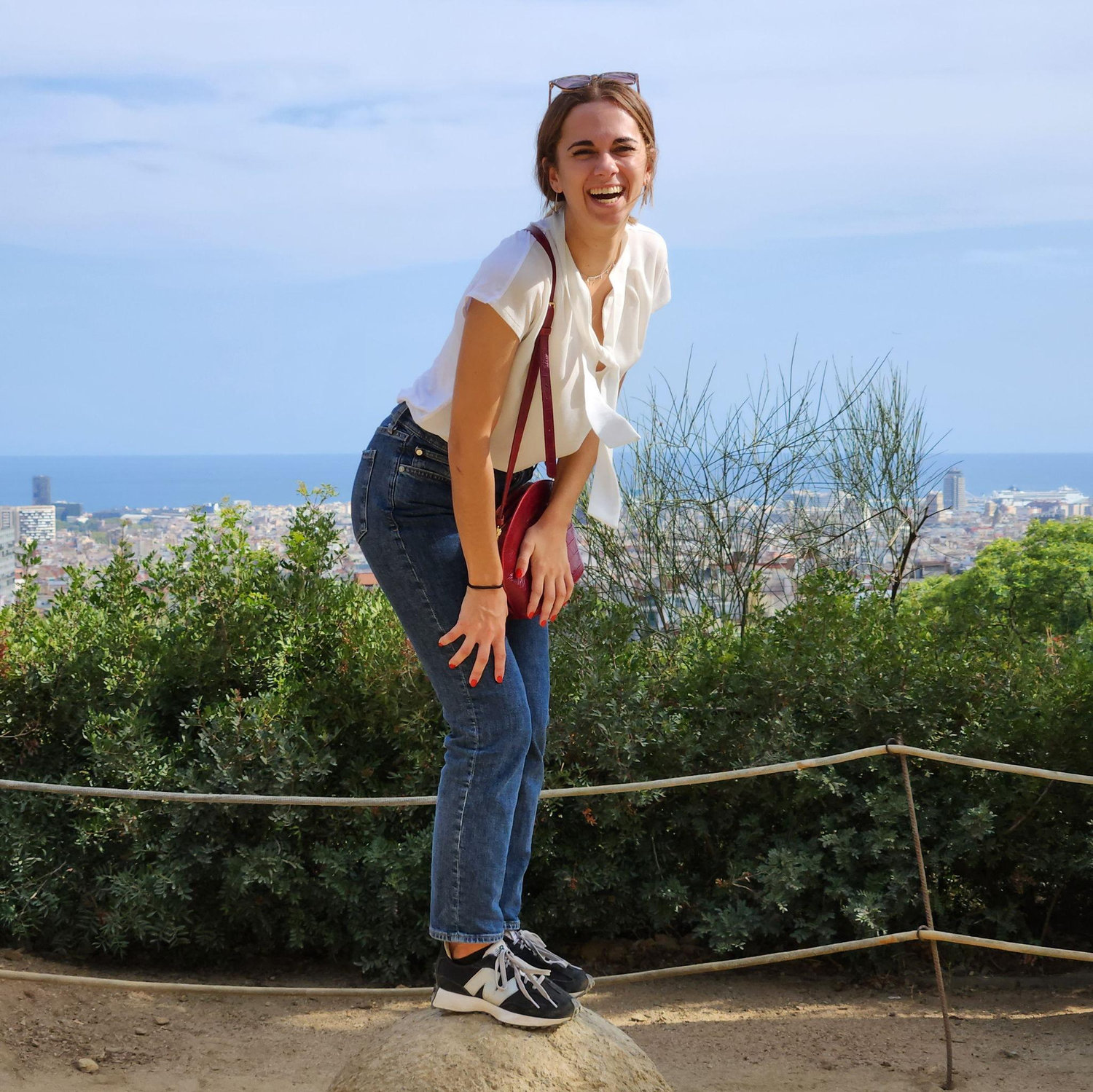 Our first trip together in Barcelona had a lot of laughter