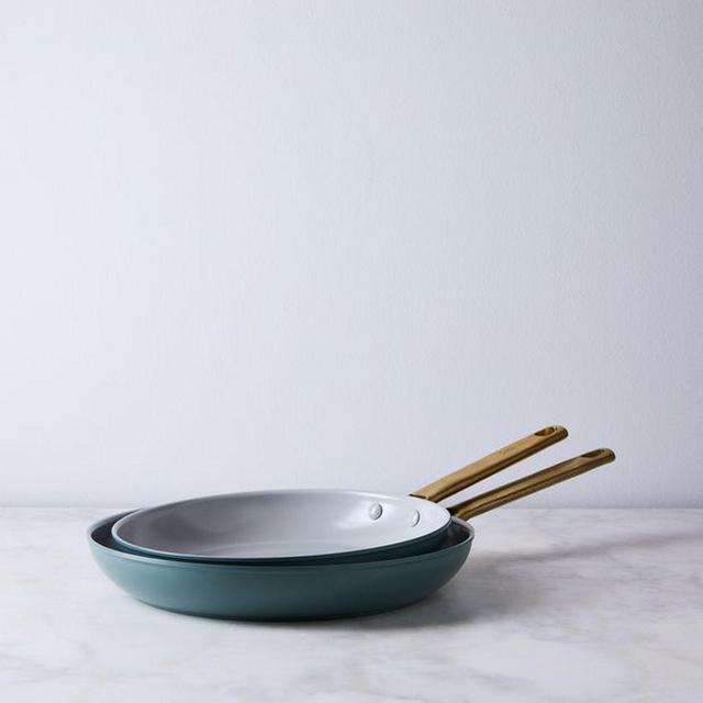 Food52 x Green Pan Nonstick Skillet with Gold Handles (Set of 2)