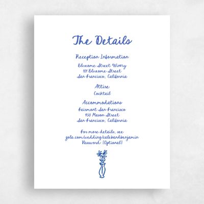 Cobalt, Blue Wedding Enclosure - Amore