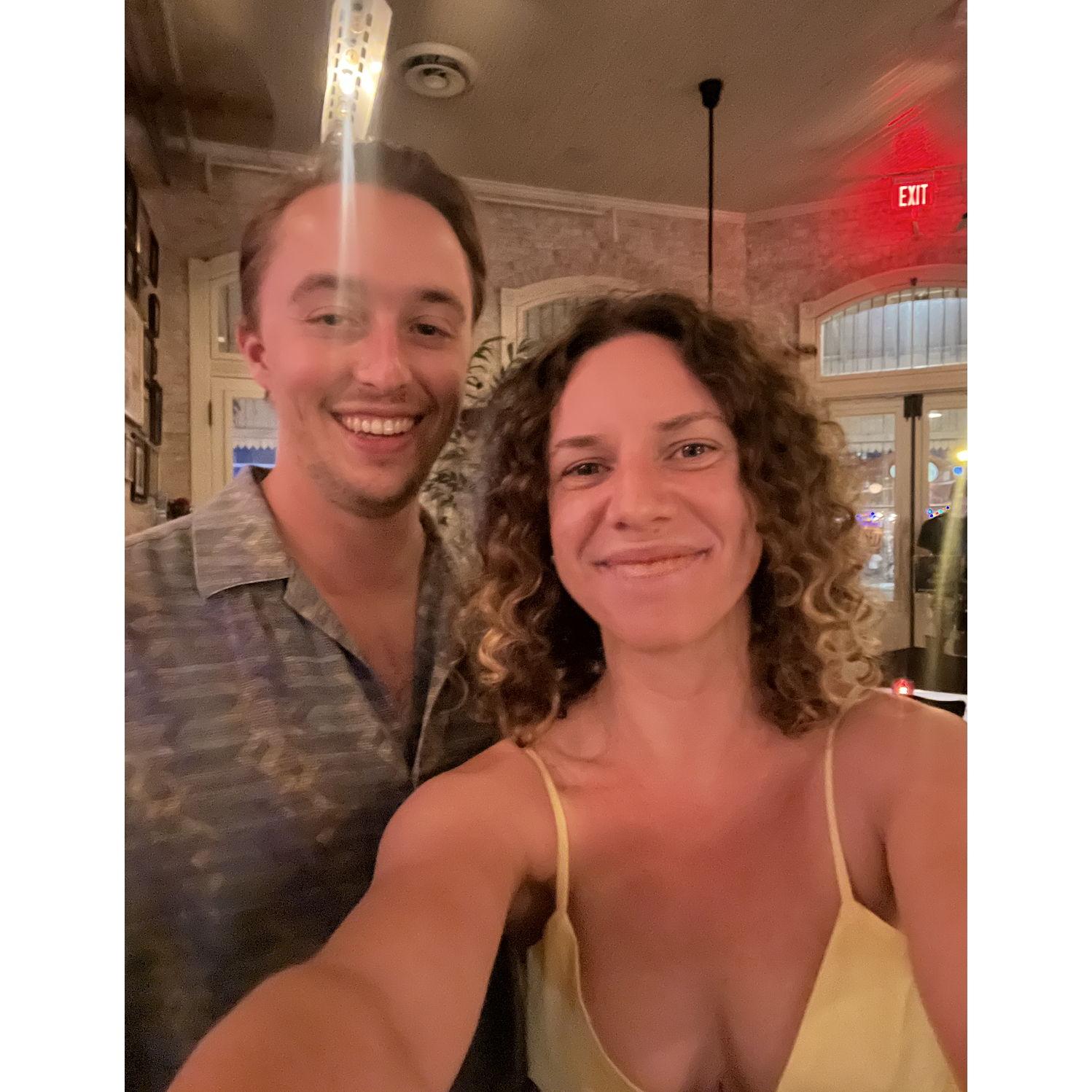 Dinner at one of our favorite restaurants, Uptown Sports Club