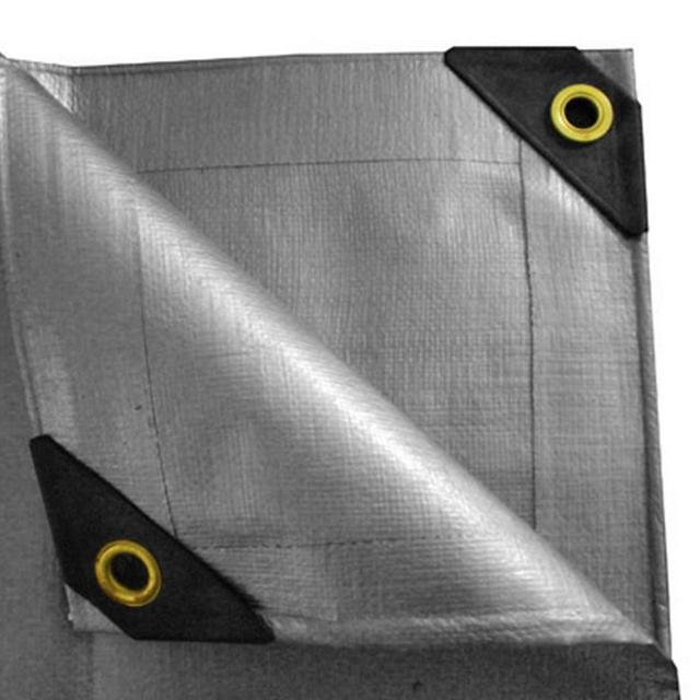 Heavy Duty Silver Tarp 6 OZ., 10'x10'