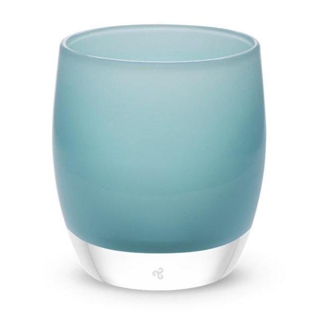 mountain lake candle holder