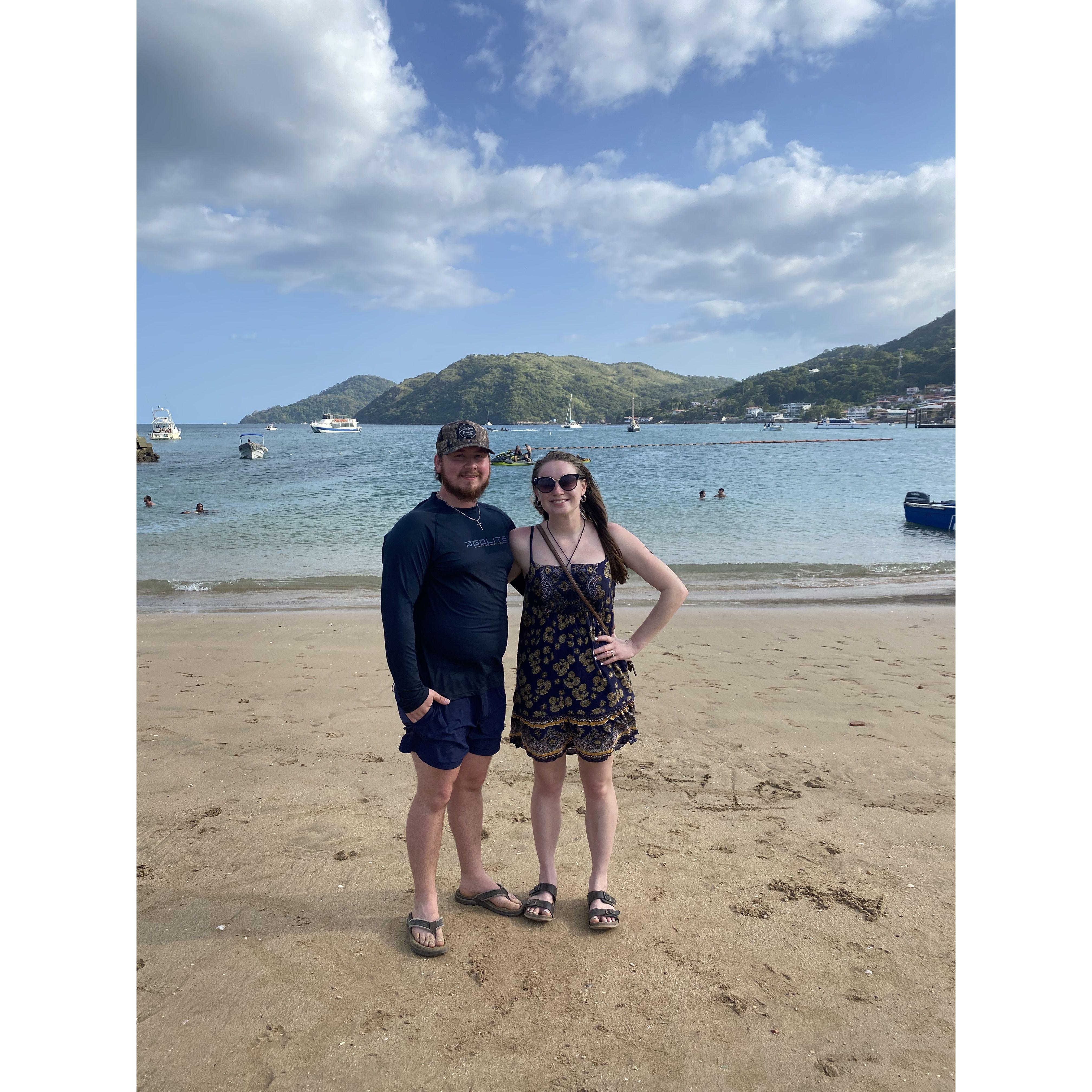 Our first time out of the country for Hannah's wedding