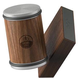 HORL 2 Walnut Rolling Knife Sharpener - Kitchen Knife Sharpener for Razor Sharp Edges Made in Germany - Easy Knife Sharpening Kit - Roller with Magnetic Holder with 15 & 20 Degrees