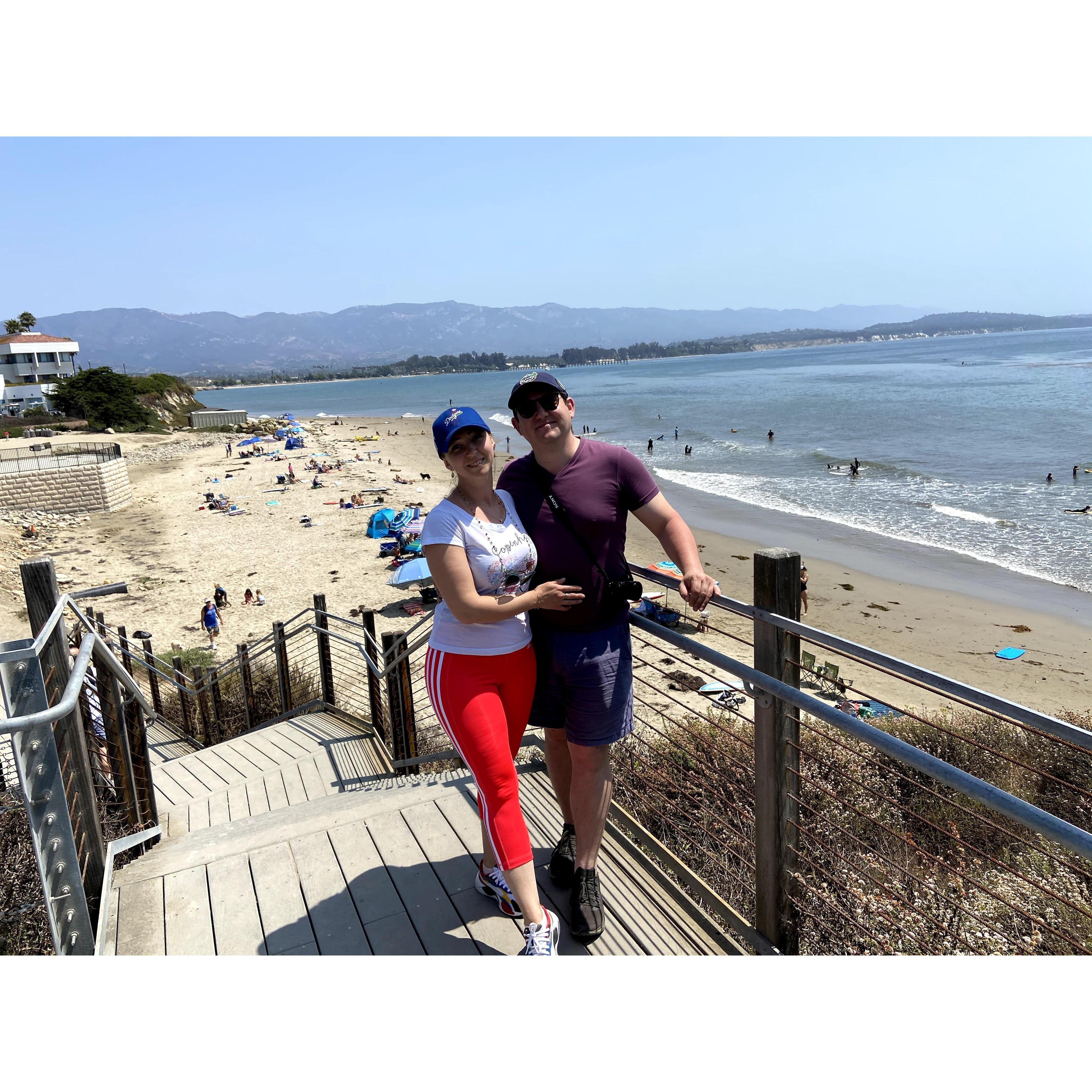 Santa Barbara our local favorite spot. This is at UCSB