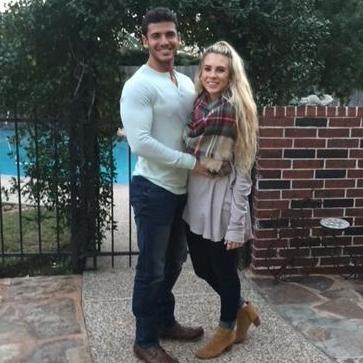 Our FIRST photo together! Before Top Golf where James met my family! (One week after our first date) December 2015.