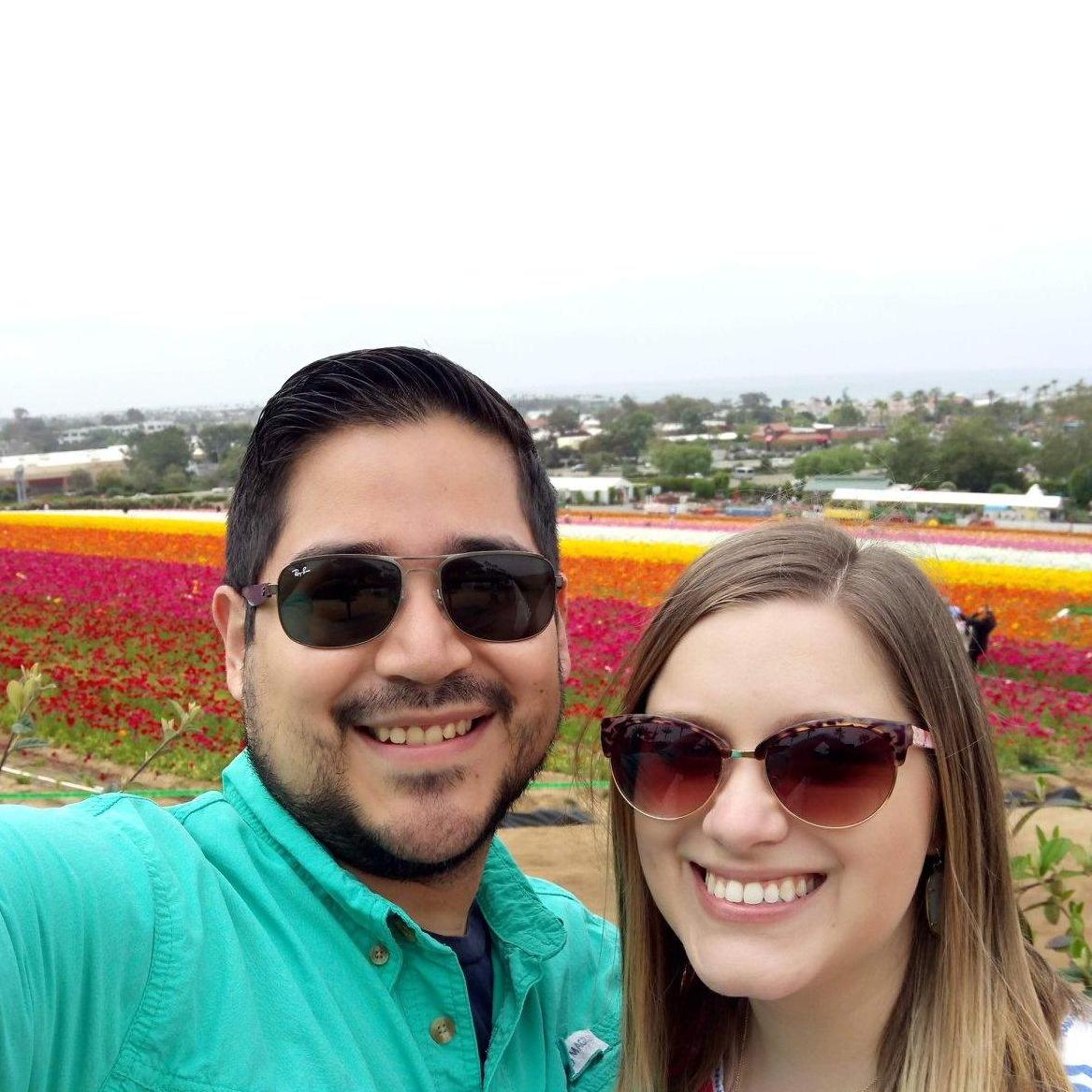 Flower Fields in Carlsbad, CA