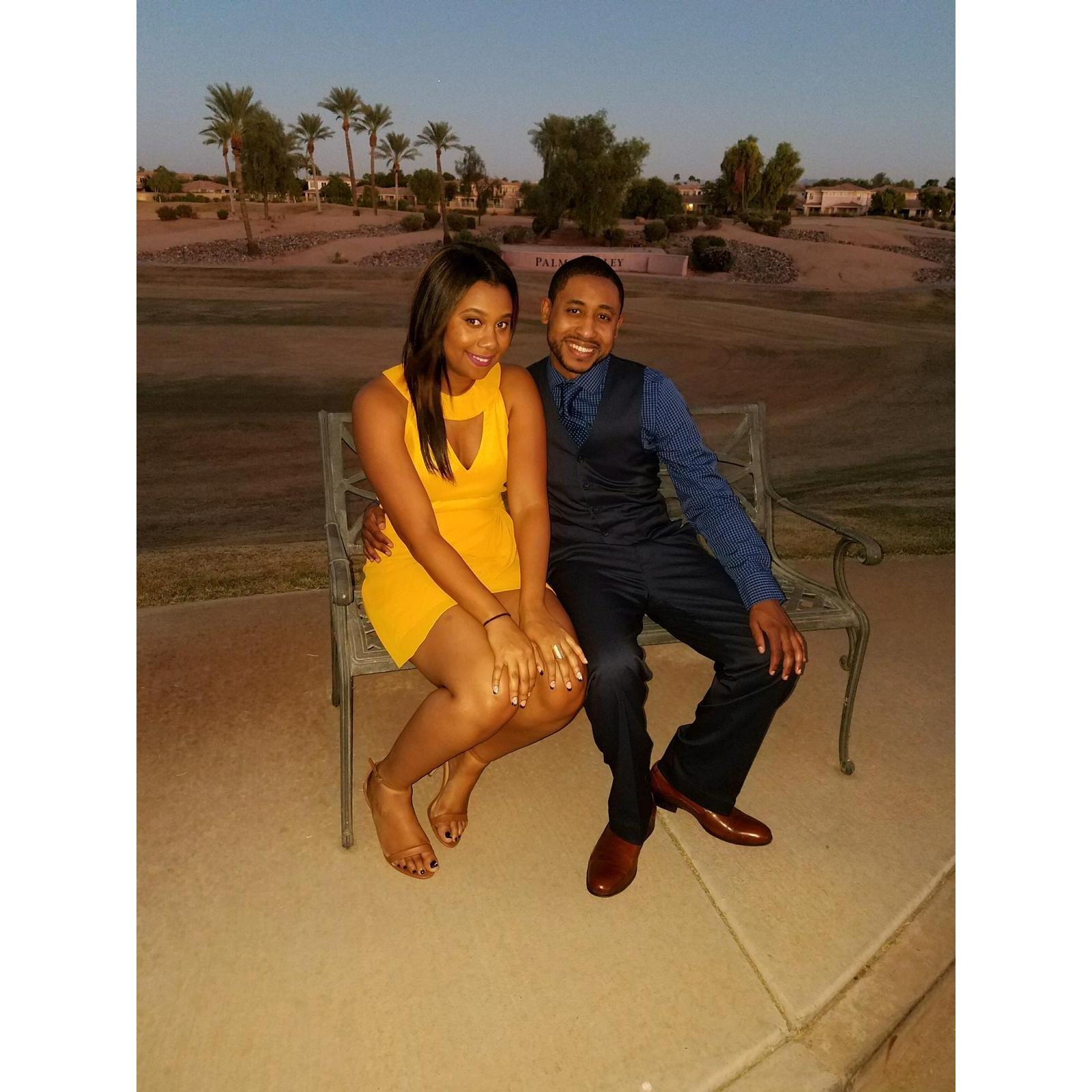 The time we went to Phoenix, AZ for the wedding of our friend.