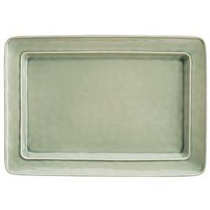Cambria Rectangular Serving Platter, Celadon