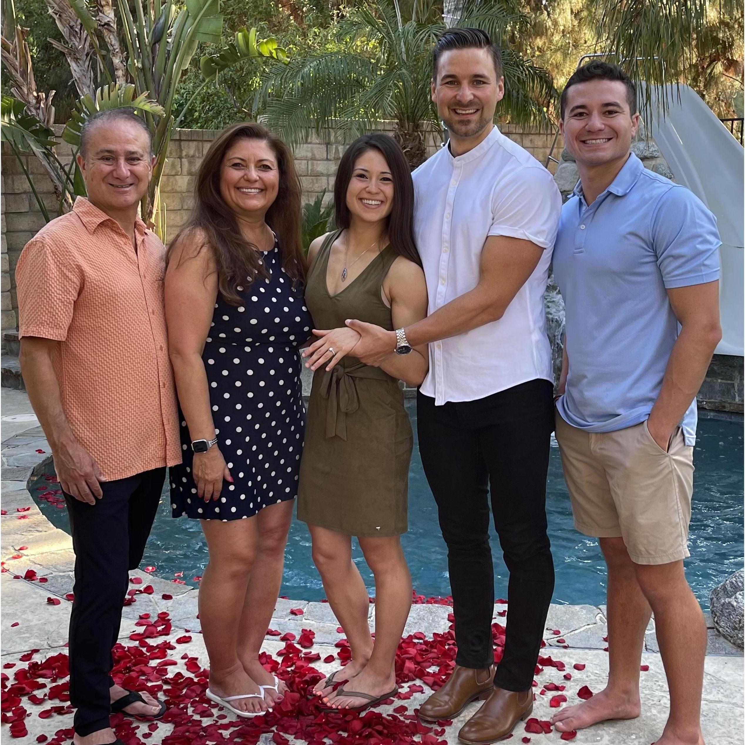Engagement day with the Barreiro family.