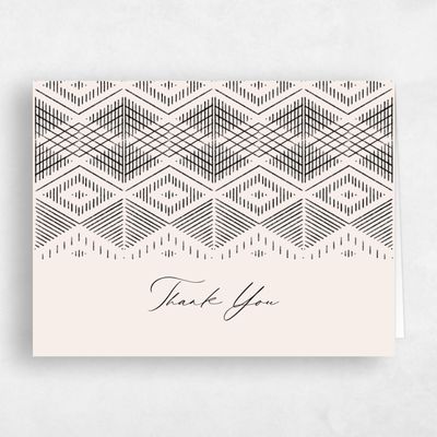 Beige Wedding Thank You - Wellington Landscape
