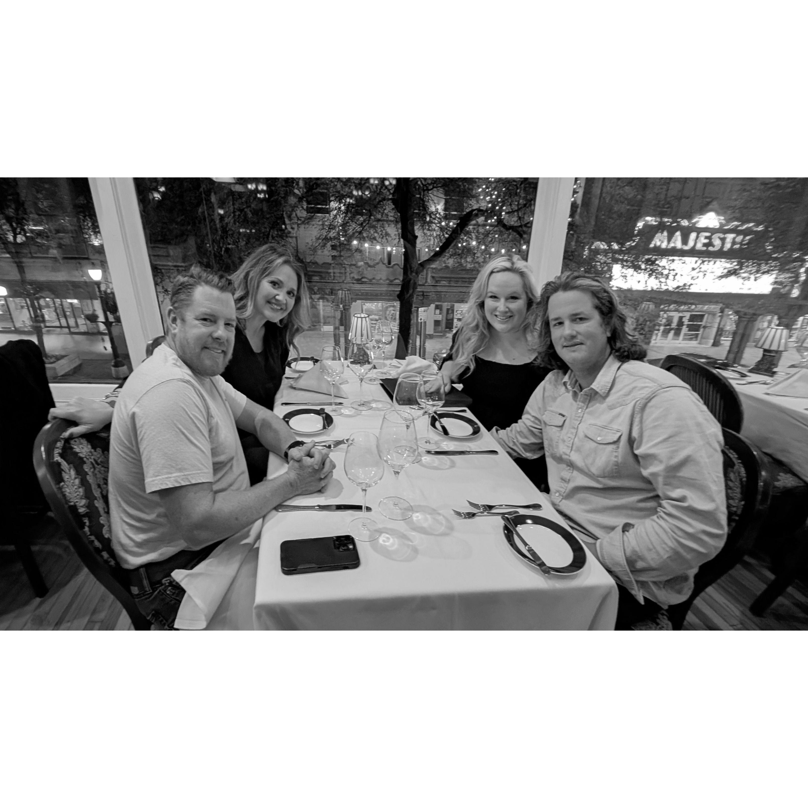 Night out in San Antonio with Bobby and Traci