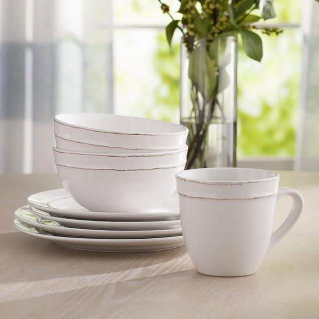 Kubiak 16 Piece Dinnerware Set, Service for 4
