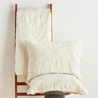 Linen 3-Piece Quilt & Sham Set