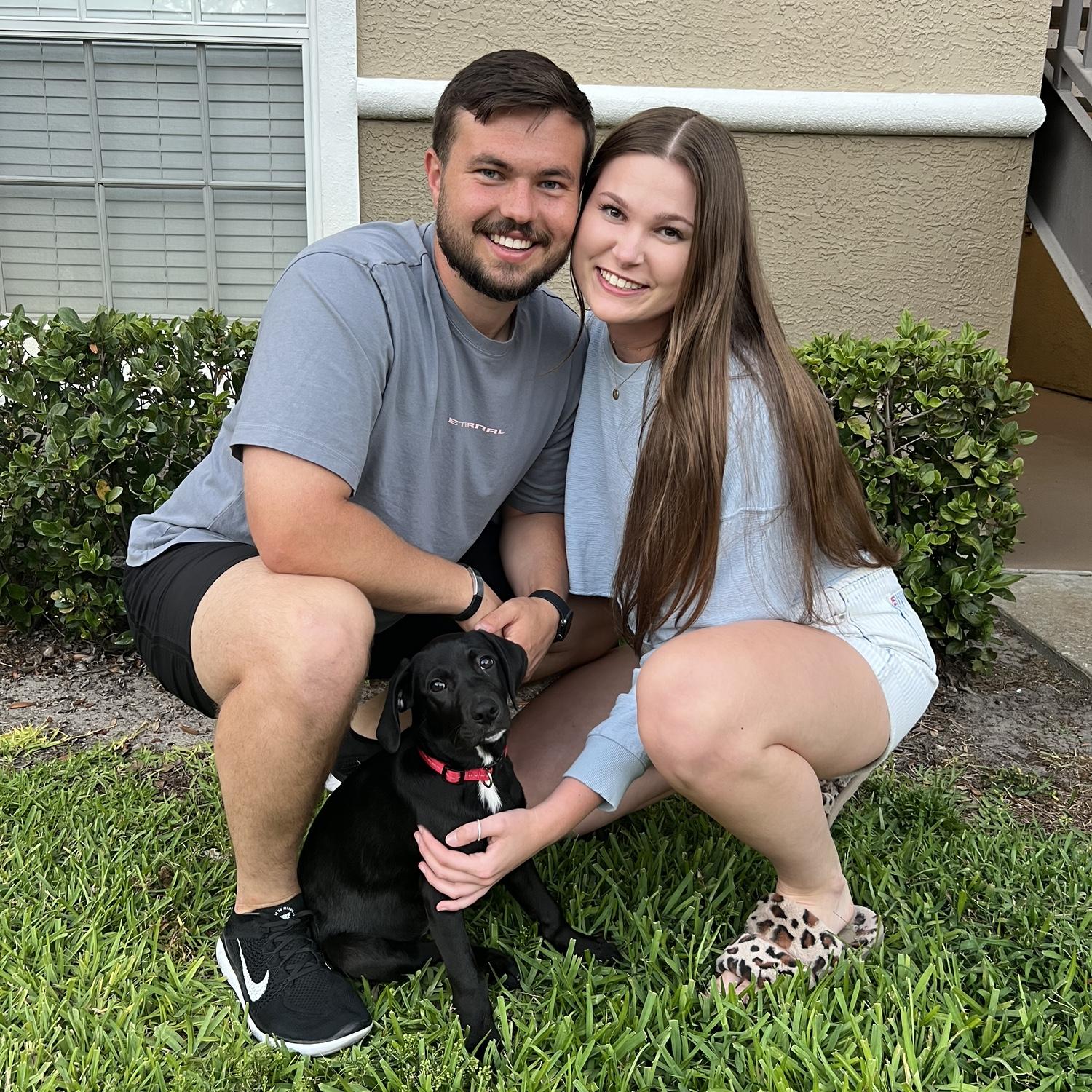 Getting our puppy Jax