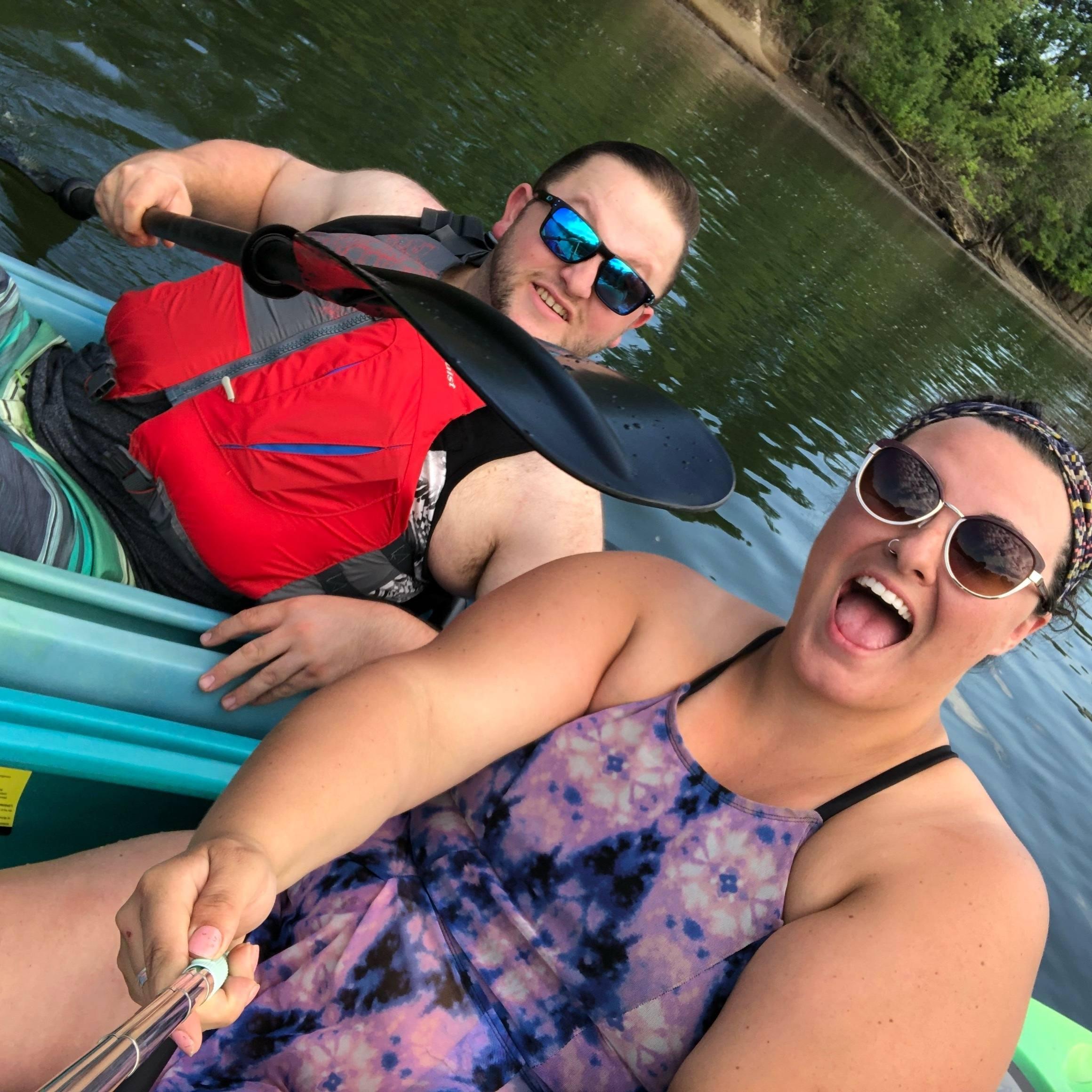 July 5, 2018. First outing with new kayaks.