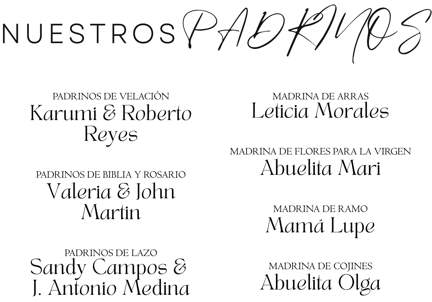 The Wedding Website of Iris Ortega and Mauricio Carrillo