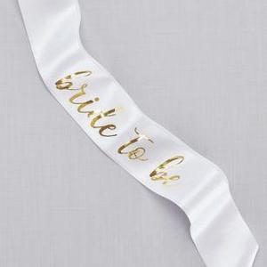 Bride To Be Sash