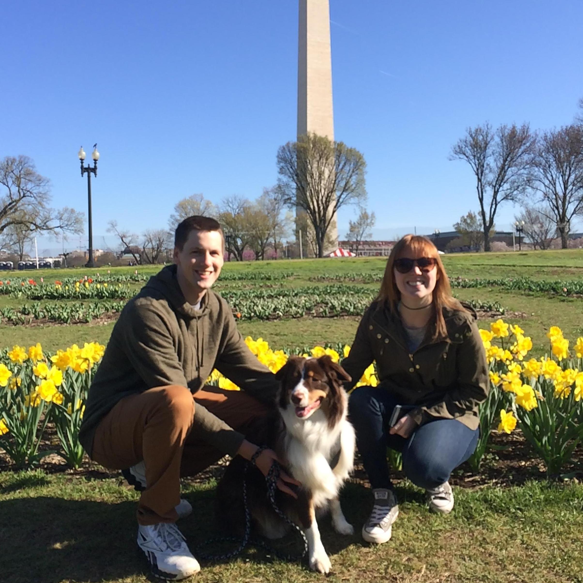 Tourists for the day in D.C.