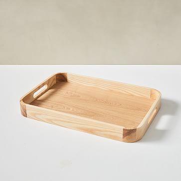 Rounded Edge Wood Trays