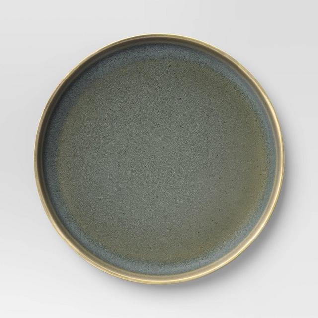 Stoneware Tilley Dinner Plate Olive Green - Threshold™