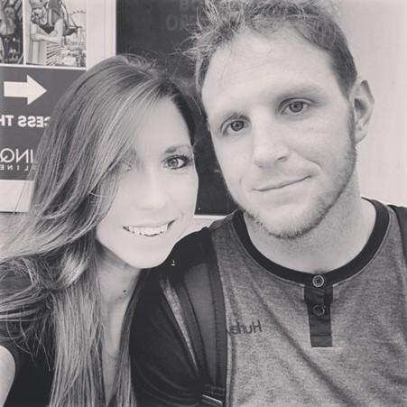 Our first photo taken together!