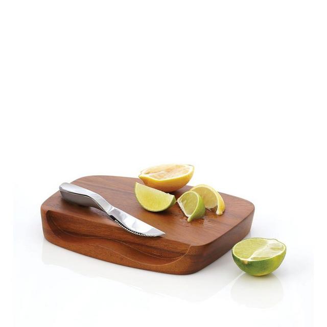 Nambe Blend Bar Board with Knife