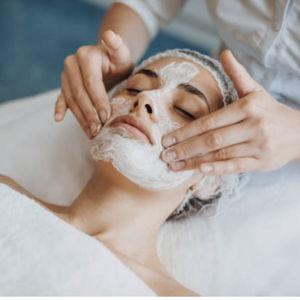 Facial before the wedding