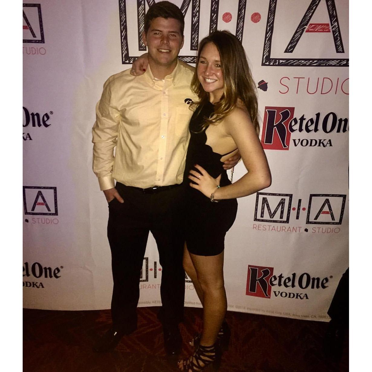 Semi-formal with Chloe's sorority