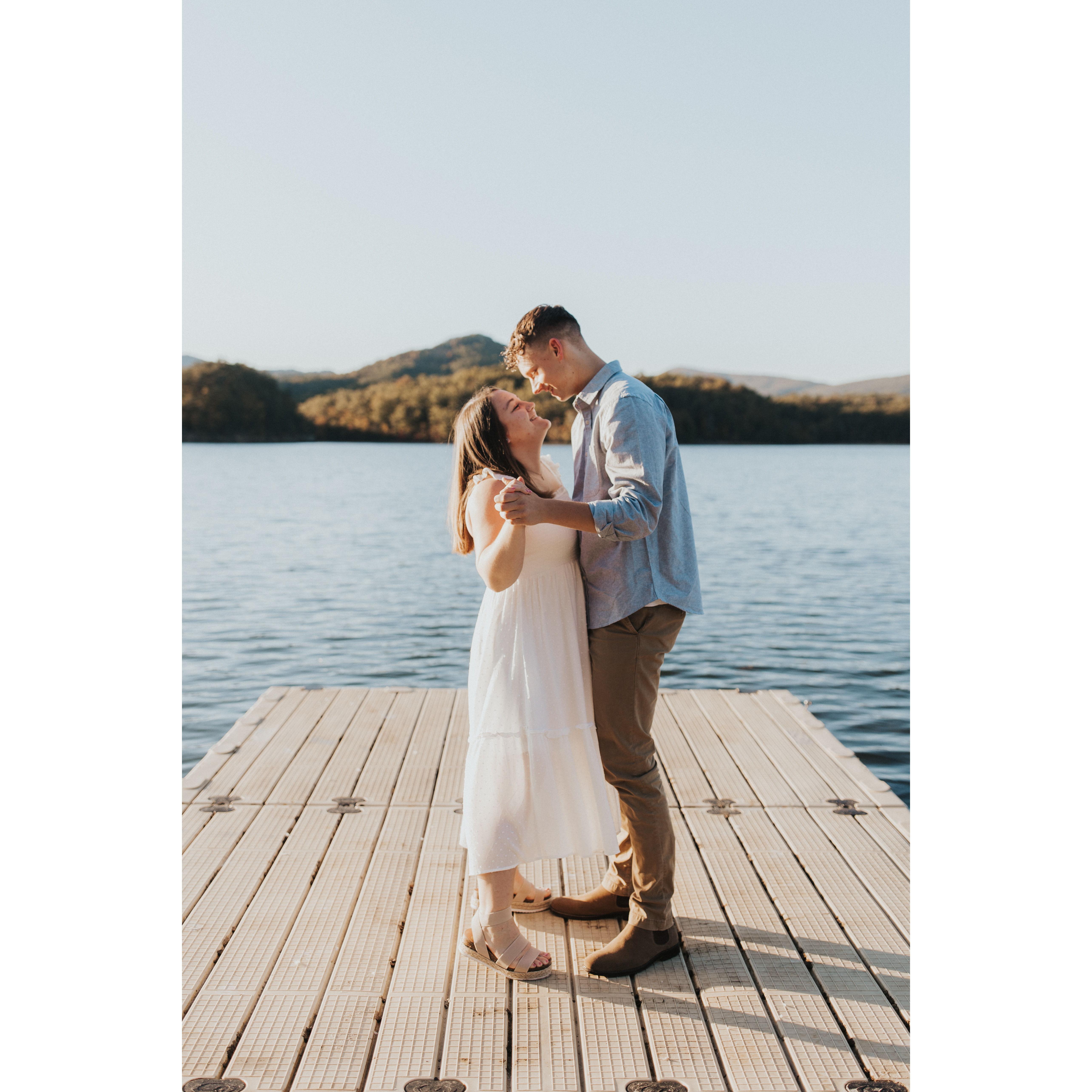 dancing in the kitchen or on a dock is one of our favorite pastimes