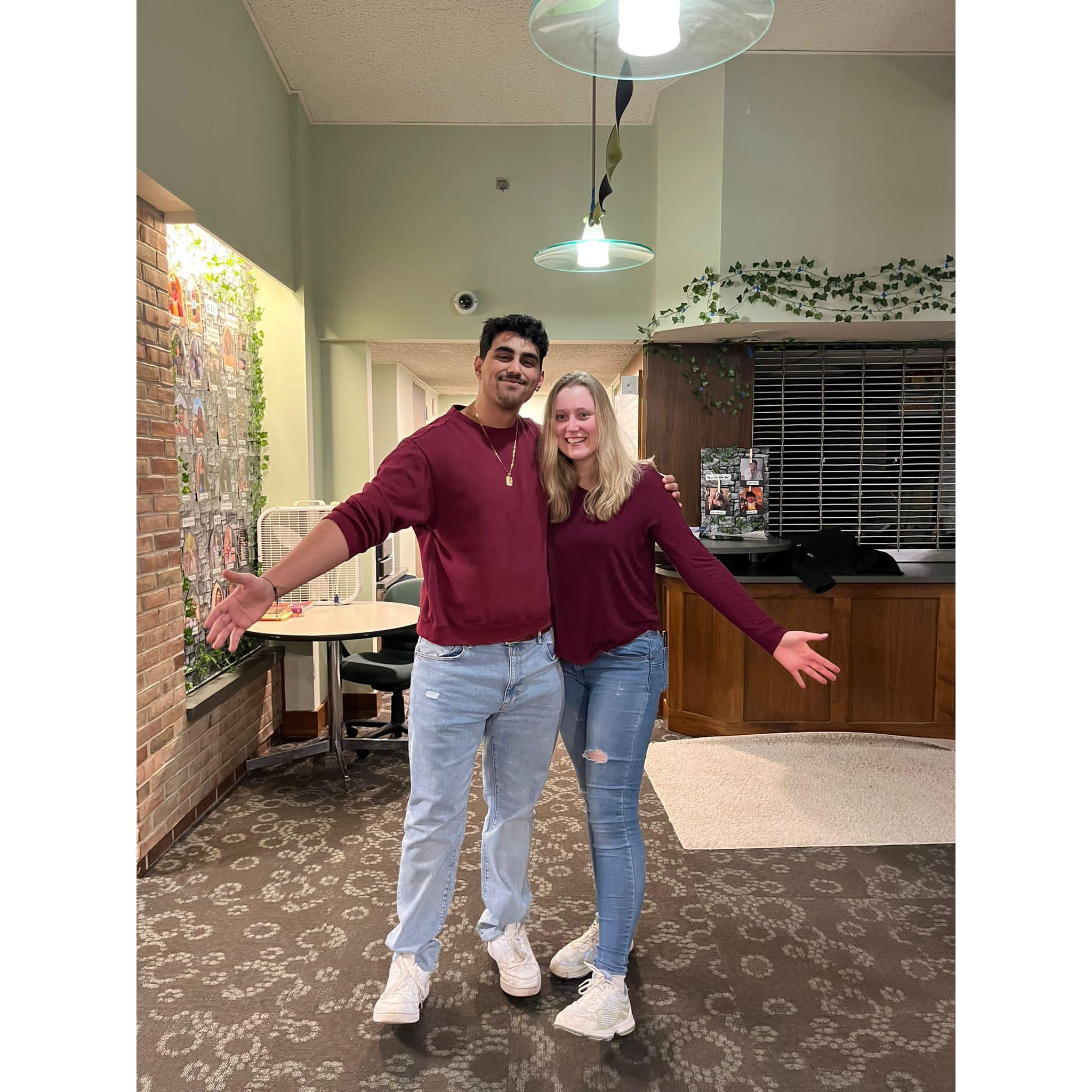 Accidentally twinning as RA's